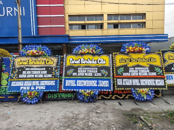 Papan bunga dukacita Medan Papan bunga dukacita di rumah duka Medan Murni