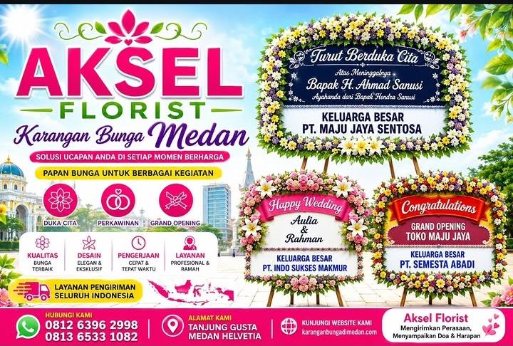 Papan bunga medan berkualitas dengan harga murah Papan bunga medan harga terjangkau berkualitas