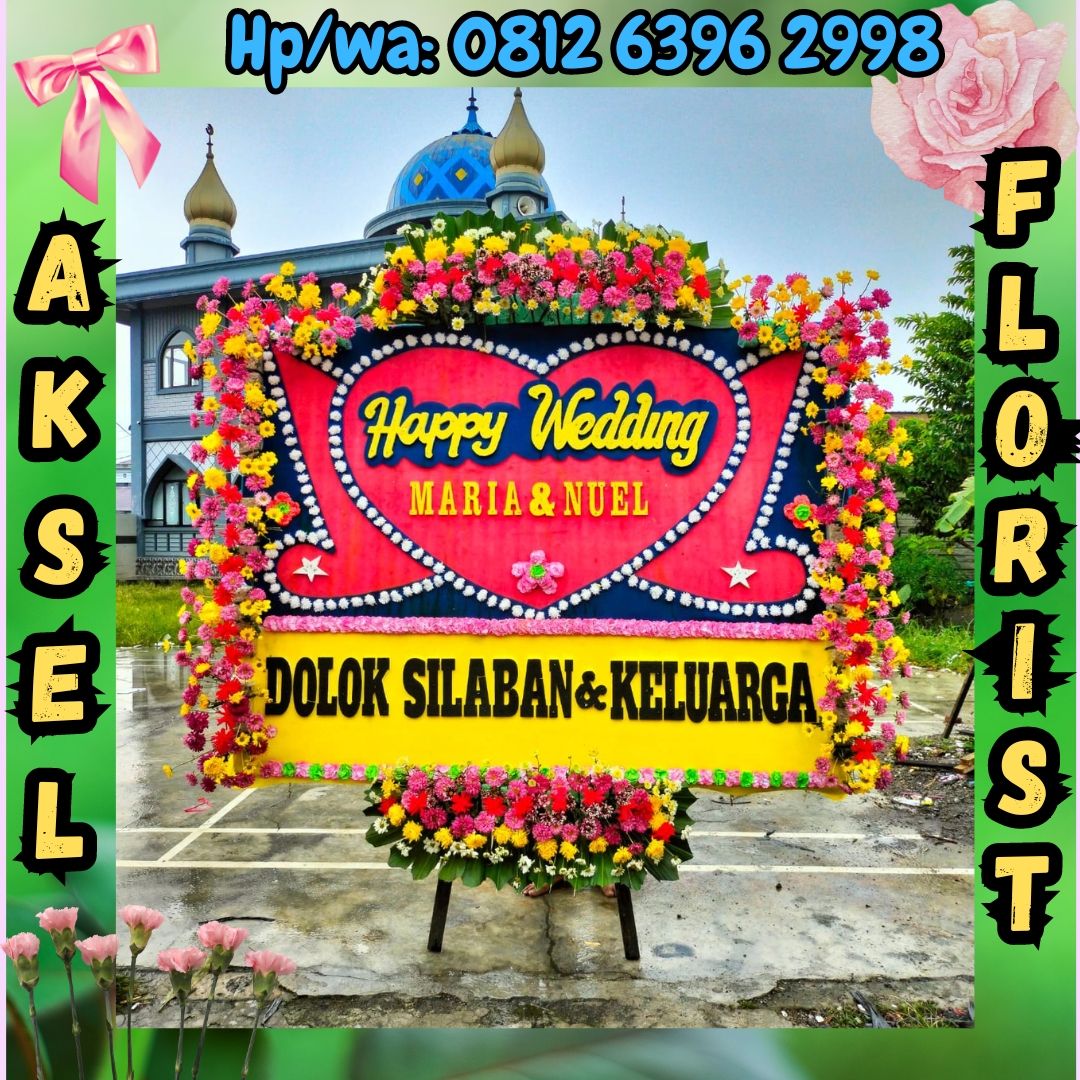 Papan Bunga Pernikahan ke Grand Kanaya Hotel Medan