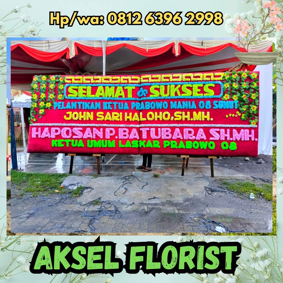 papan bunga pelantikan labuhan batu