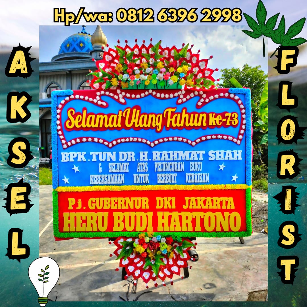papan bunga ulang tahun rantau prapat