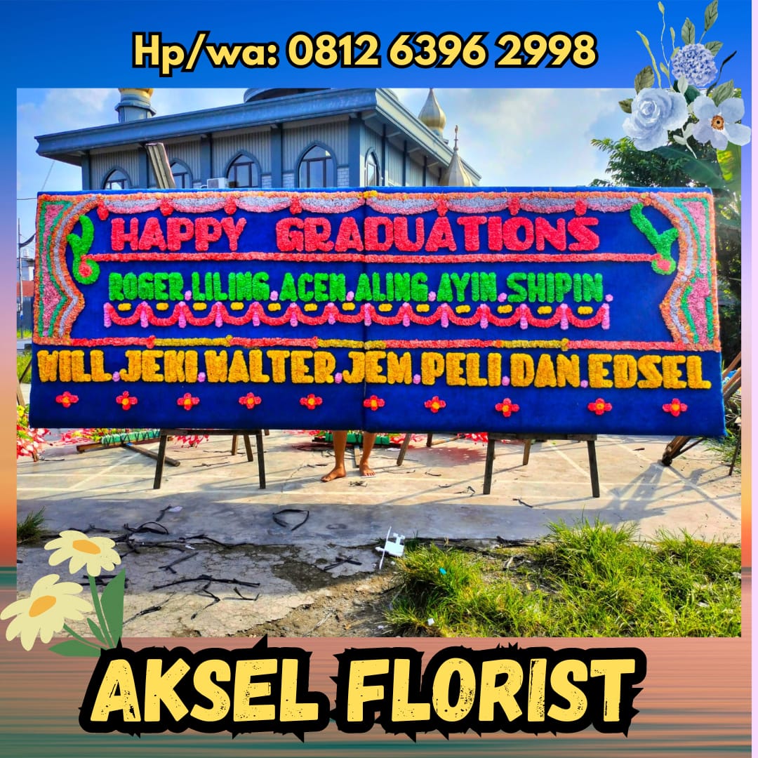 papan bunga wisuda labuhan batu